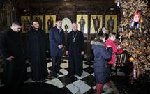 Predsednik republike Pahor obiskal ljubljansko pravoslavno cerkev in vsem vernikom zaelel sreen boi