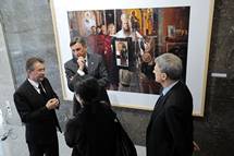 Predsednik republike je z otvoritvijo razstave obeleil 70. obletnico Instituta Joefa Stefana