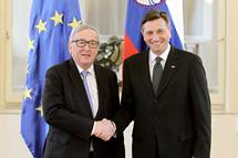 Predsednik Pahor in predsednik Evropske komisije Juncker o evropski prihodnosti