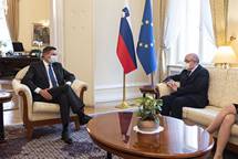 Predsednik Pahor je sprejel na pogovor posebnega predstavnika britanskega premierja za Zahodni Balkan Peacha