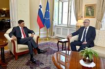 Predsednik Pahor sprejel predsednika Ekonomsko-socialnega sveta Gorenka