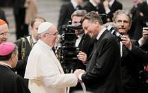 Predsednik republike Borut Pahor na slovesni inavguraciji Njegove svetosti papea Franika v Vatikanu