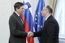 Predsednik Pahor je sprejel  ministra za zunanje in evropske zadeve Republike Hrvake Stiera