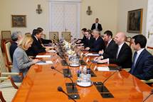 Predsednik Pahor sprejel podpredsednika vlade in ministra za zunanje zadeve Republike Kosovo Hashima Thaija