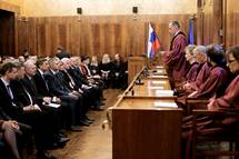 Predsednik republike na slavnostni seji Ustavnega sodia Republike Slovenije