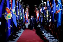 Predsednik Pahor na državni počastitvi 75. obletnice vrnitve Primorske k matični domovini