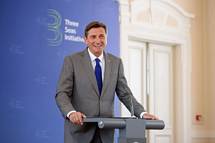 Novinarska konferenca predsednika republike o vrhu pobude Tri morja v Sloveniji