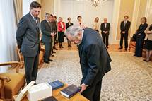 Predsednik republike Borut Pahor priredil kosilo za sodnice in sodnike Ustavnega sodia