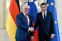 Slovenski predsednik Pahor in nemki predsednik Steinmeier v dolgem pogovoru o razmerah v njunih dravah, Evropi in svetu 