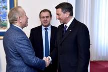 Predsednik Pahor sprejel ministra za zunanje zadeve Republike Kosovo