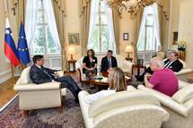 Predsednik Pahor se je sestal s predsednikoma obeh krovnih organizacij slovenske manjine v Italiji