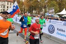 Predsednik republike na 23. Ljubljanskem maratonu