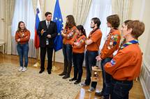 Predsednik republike Borut Pahor je sprejel Lu miru iz Betlehema
