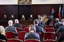 Predsednik republike Borut Pahor na odprtju sodnega leta 2022