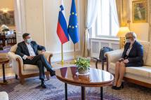 Predsednik republike je sprejel vodjo Predstavnitva Evropske komisije v Sloveniji Jernejo Jug Jere