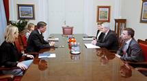 Predsednik republike Borut Pahor na njihovo pobudo sprejel na pogovor lane senata KPK
