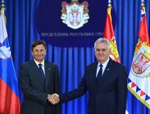 Predsednik Pahor danes v Beogradu pri predsedniku Nikoliu 