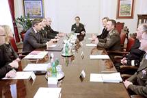 Predsednik Pahor sprejel naelnika generaltaba oboroenih sil Republike Hrvake generala dr. Mirka undova