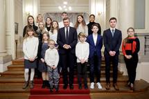 Predsednik Pahor v Predsedniški palači priredil slovesnost ob podelitvi priznanj Faca leta 2022
