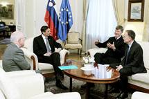 Predsednik Pahor sprejel na pogovor prof. dr. Bengta Nordena, predsednika Odbora za naravoslovne znanosti v Science Europe