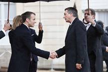Predsednik Pahor estital predsedniku Francoske republike Emmanuelu Macronu za ponovno izvolitev