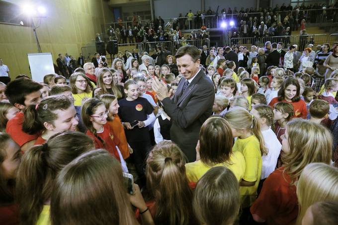 Predsednik republike na slavnostni akademiji ob 40-letnici Osnovne ole in vrtca Miklav na Dravskem polju