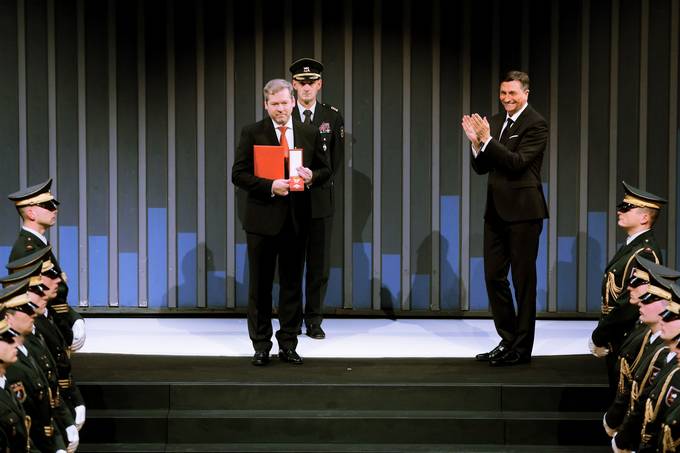 Predsednik Pahor se je udeleil slavnostne akademije ob 100. obletnici Univerze v Ljubljani