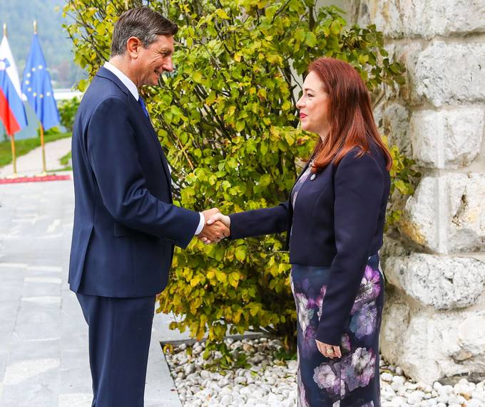 Predsednik Pahor se je udeleil 14. BSF in z estonsko predsednico Kersti Kaljulaid nastopil v pogovoru o prihodnosti EU
