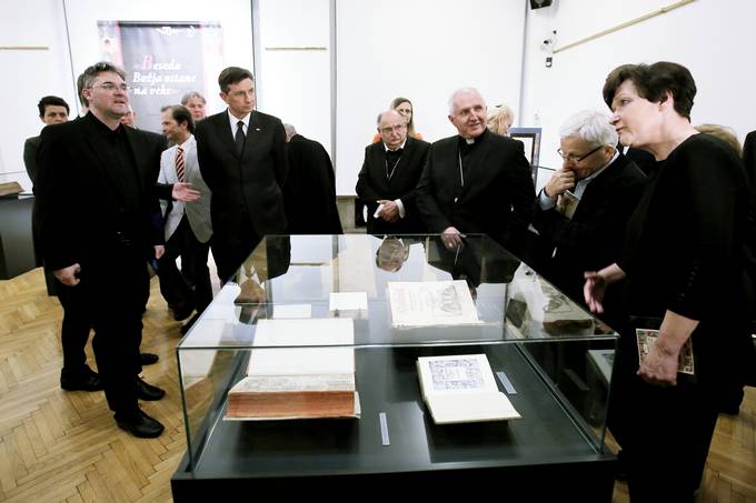 Predsednik Pahor ob razstavi ob 500-letnici reformacije