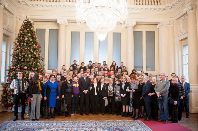 Predsednik republike je gostil tradicionalni sprejem za predstavnike humanitarnih organizacij