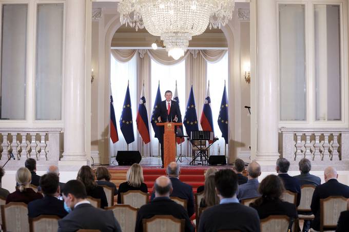 Predsednik Pahor je priredil sprejem ob 30-letnici interneta v Sloveniji