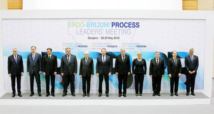 Predsednik Republike Slovenije Borut Pahor se je v Sarajevu sestal z voditelji procesa Brdo Brijuni