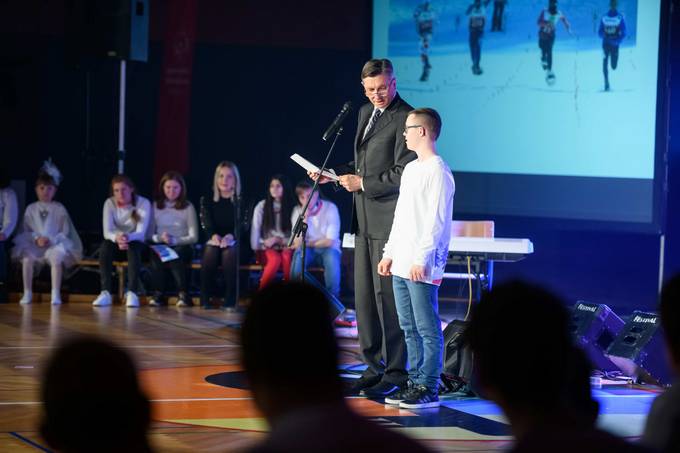 Predsednik republike na otvoritvi 16. zimskih dravnih iger Specialne olimpijade