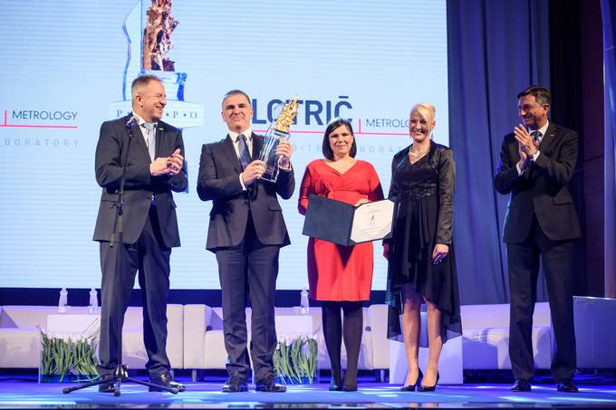 Predsednik Pahor se je udeleil slavnostne podelitve priznanja Republike Slovenije za poslovno odlinost