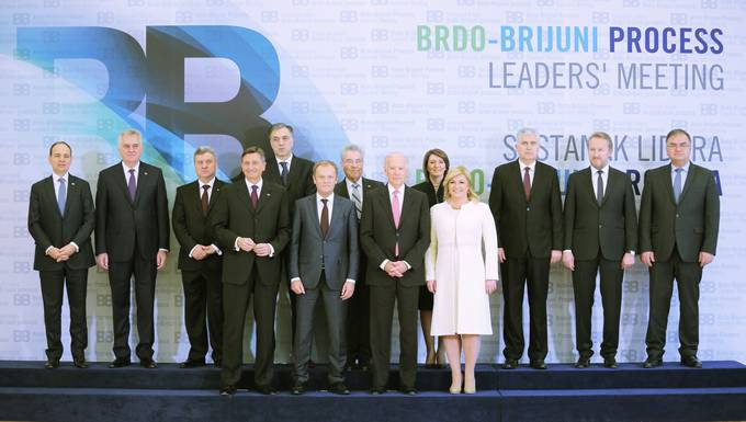 V skupni organizaciji Slovenije in Hrvake je v Zagrebu potekal izredni vrh voditeljev Brdo Brijuni Process