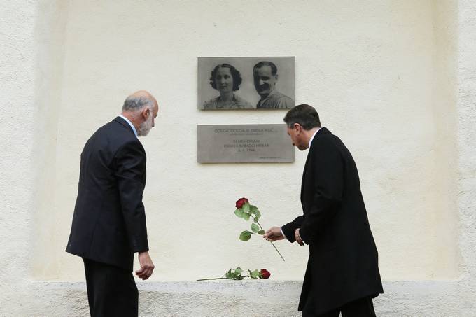 Predsednik Pahor na sveanosti v spomin Kseniji in Radu Hribarju: Obalovanje, opraviilo, zaveza