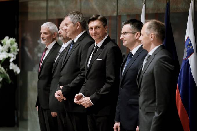 Predsednik republike se je deleil slavnostne seje Dravnega zbora Republike Slovenije ob dnevu dravnosti