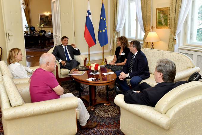 Predsednik Pahor se je sestal s predsednikoma obeh krovnih organizacij slovenske manjine v Italiji