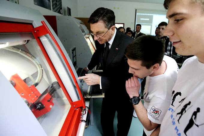 Predsednik republike je obiskal olski center Krko-Sevnica