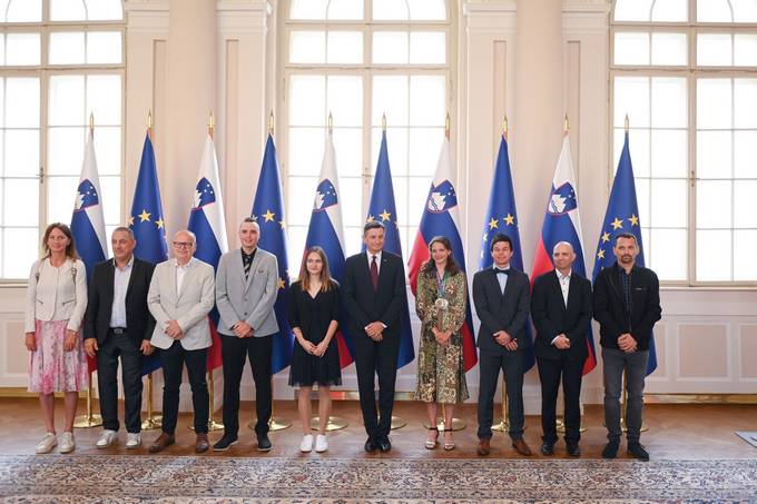 Predsednik Pahor sprejel slovenske udeleence 24. olimpijade gluhih: »Vi ste znak, da je mogoe vse«