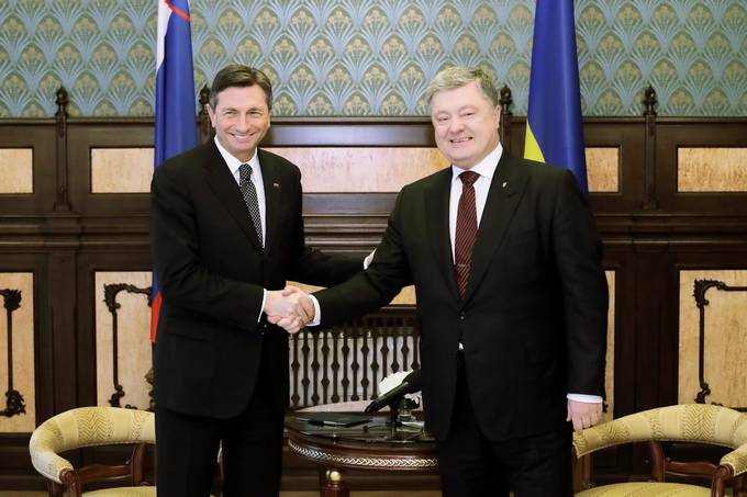 Predsednik Pahor turnejo Nemijo-Rusija-Ukrajino sklenil v Ukrajini