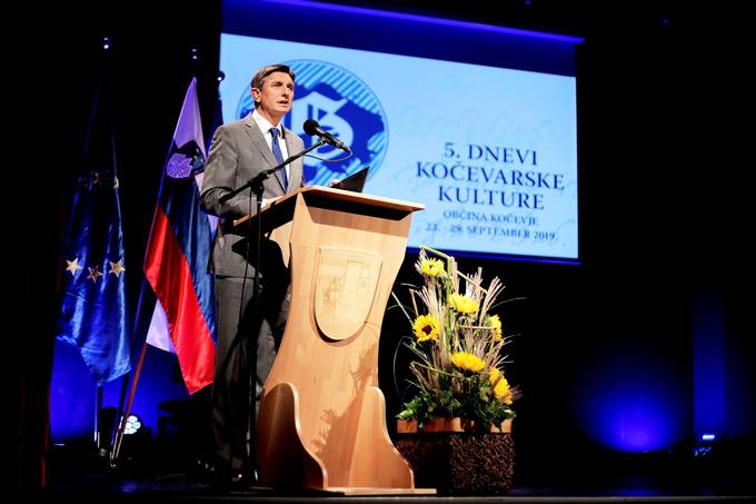 Predsednik republike Borut Pahor je v Koevju otvoril letonje Dneve koevarske kulture
