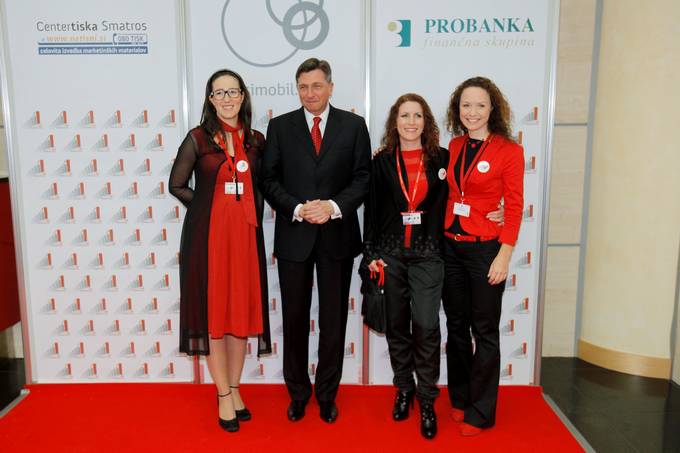 Predsednik republike Borut Pahor na prireditvi "500 podjetnic"