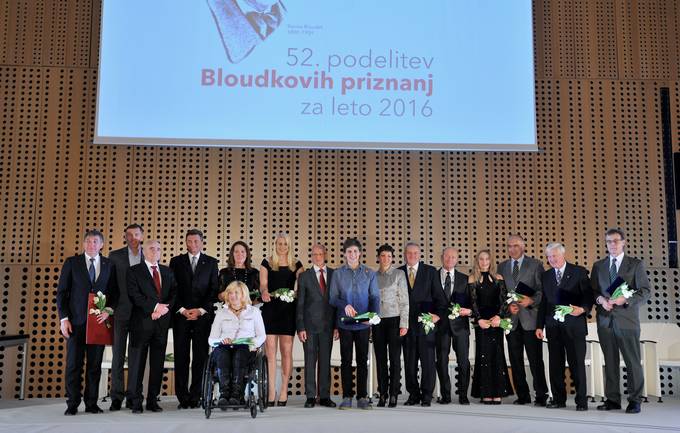 Predsednik republike na podelitvi Bloudkovih nagrad