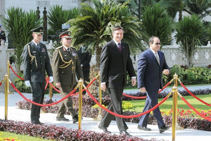 Predsednik Pahor na prvem uradnem predsednikem obisku v Egiptu