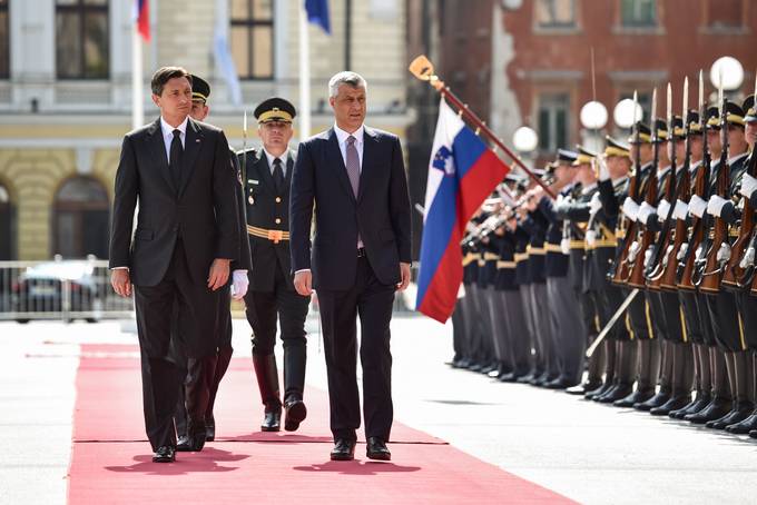 Uradni obisk predsednika Republike Kosovo Hashima Thaija v Republiki Sloveniji.