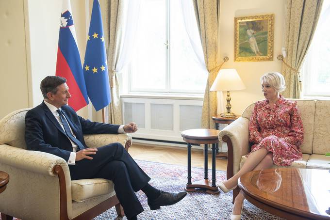 Predsednik republike je danes sprejel novo predsednico dravnega zbora