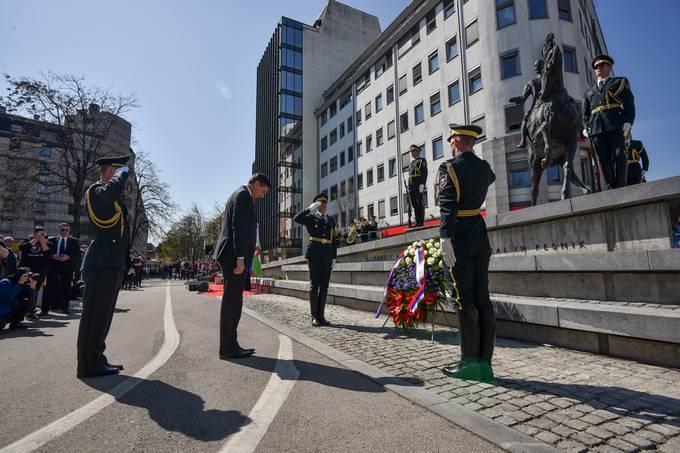 Predsednik Pahor se je udeleil slovesnosti ob rojstnem dnevu generala Rudolfa Maistra