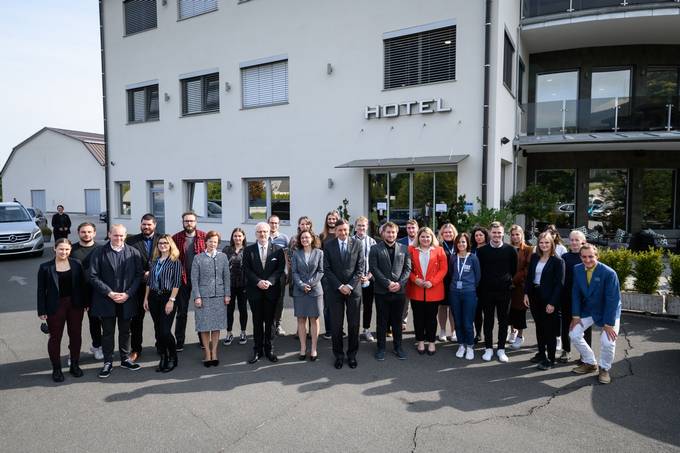 Drugi dan uradnega obiska predsednika Republike Latvije v Sloveniji v znamenju mladih, znanosti in razprave o prihodnosti Evrope