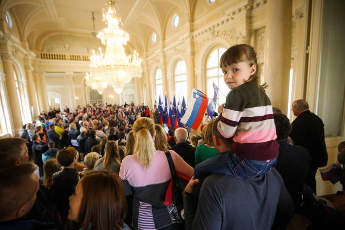 Dan odprtih vrat Predsednike palae ob prazniku dela